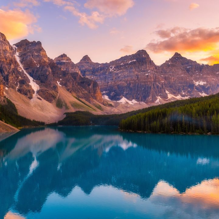 The majestic canadian rockies